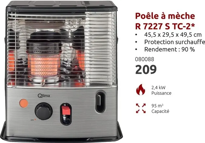Offre: Poêle à mèche R 7227 S TC-2*