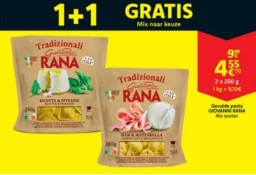 Aanbieding: Gevulde pasta GIOVANNI RANA