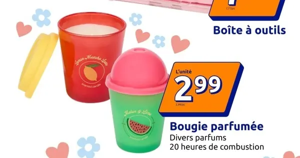Offre: Bougie parfumée