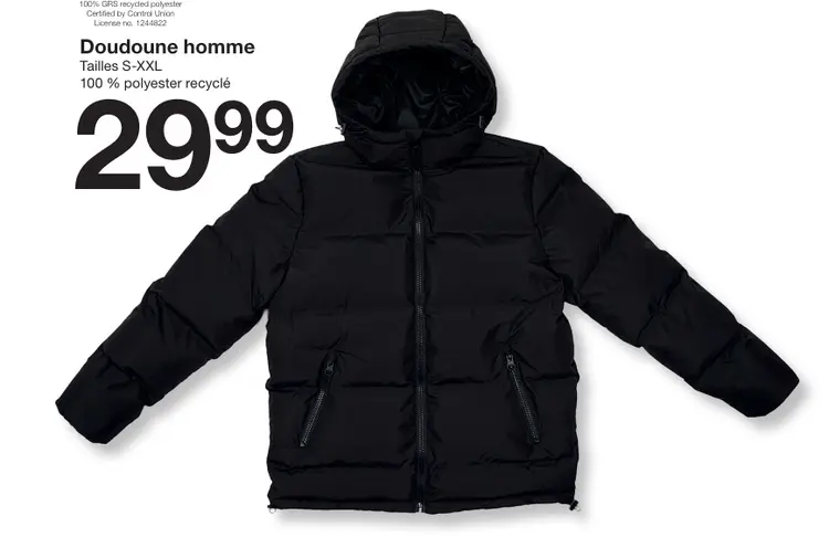 Offre: Doudoune homme