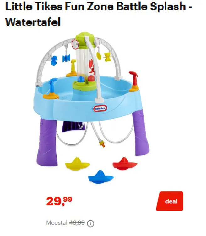 Promotie: Little Tikes Fun Zone Battle Splash - Waterta