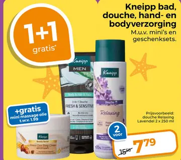 Aanbieding: Kneipp bad, douche, hand- en bodyverzorging