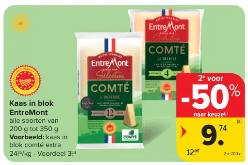 Promotie: Kaas in blok