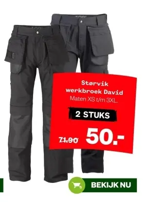 Aanbieding: werkbroek David