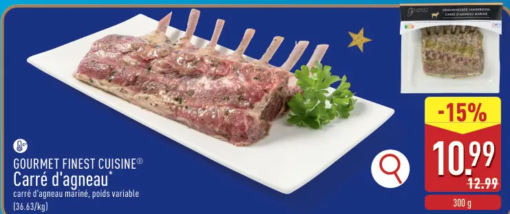 Offre: Carré d'agneau