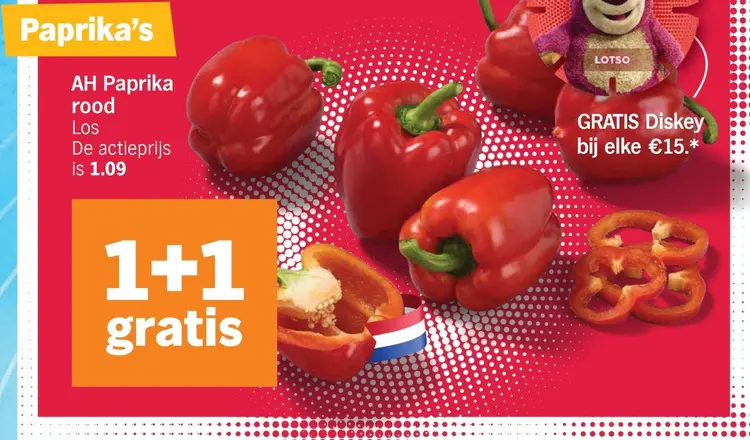 Aanbieding: Paprika rood