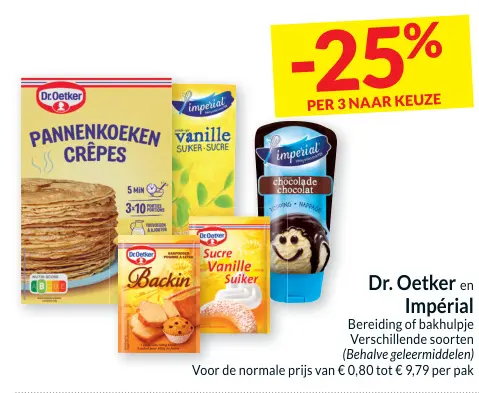 Promotie: Bereiding of bakhulpje