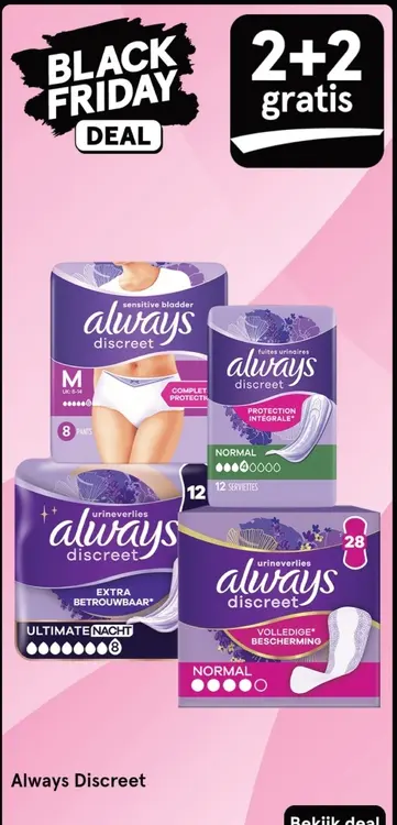 Aanbieding: Always Discreet
