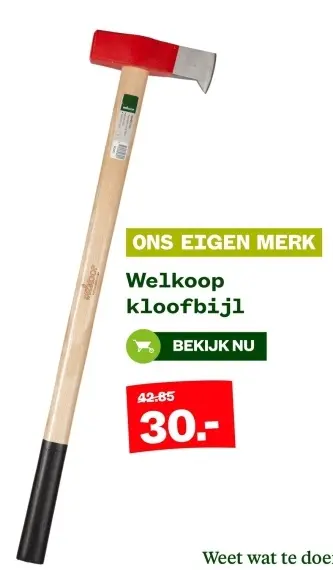 Aanbieding: kloofbijl