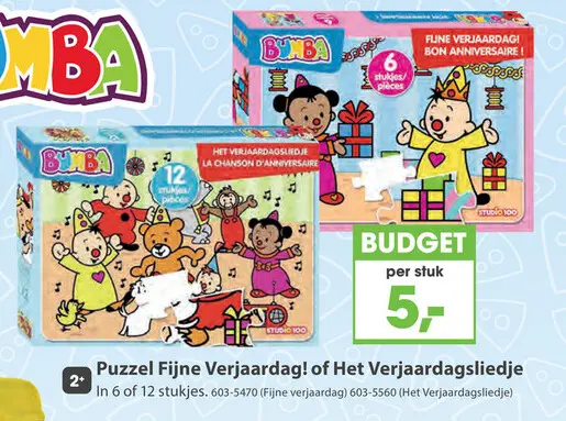 Aanbieding: Puzzel Fijne Verjaardag! of Het Verjaardagsliedje