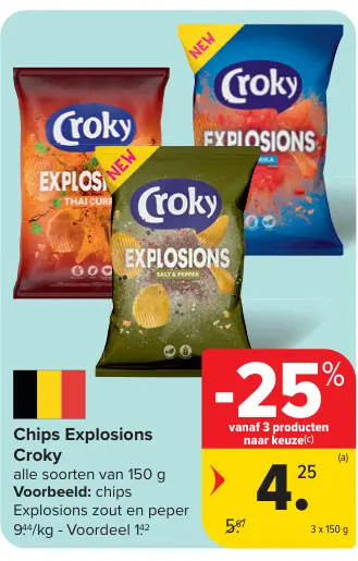 Promotie: Chips Explosions