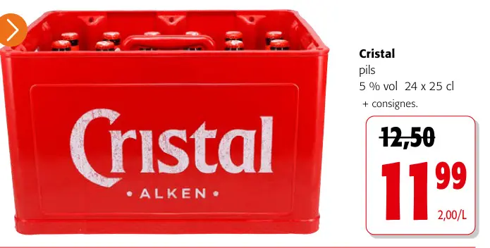 Offre: Cristal pils