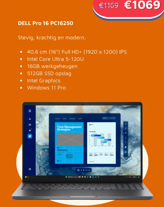 Aanbieding: DELL Pro 16 PC16250