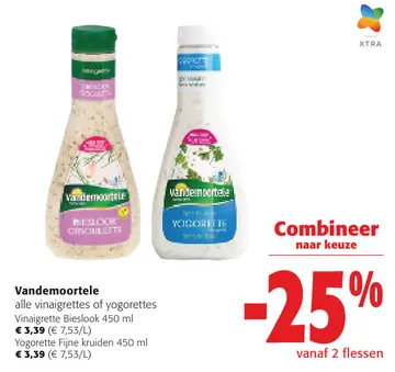 Aanbieding: Vandemoortele alle vinaigrettes of yogorettes