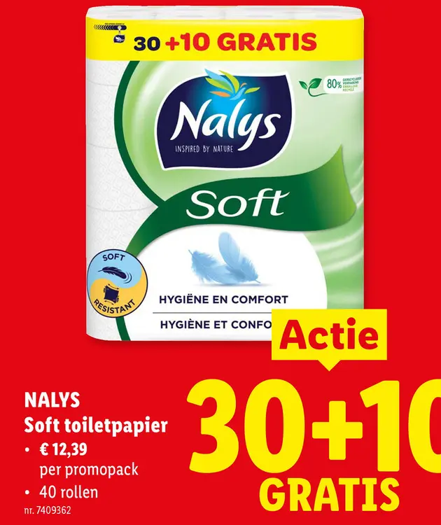 Promotie: Soft toiletpapier