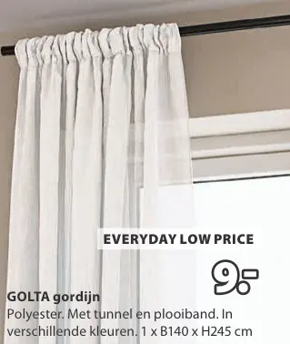 Aanbieding: GOLTA gordijn