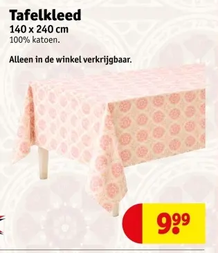 Aanbieding: Tafelkleed