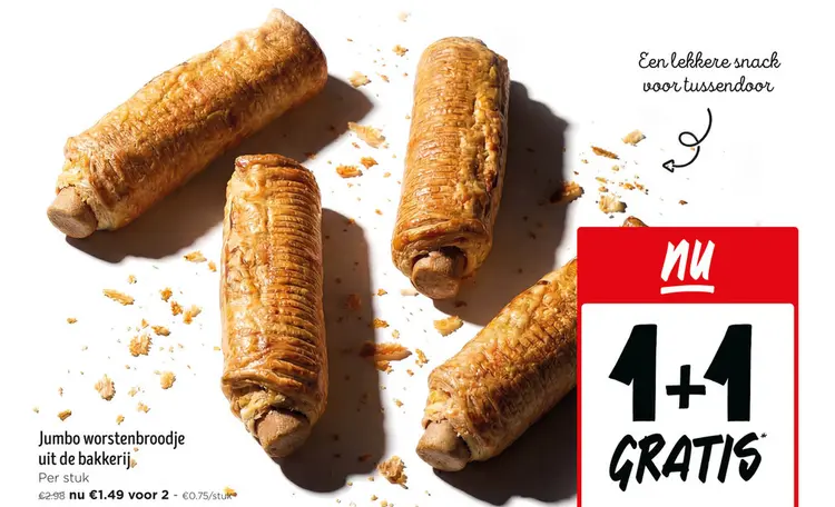 Promotie: Worstenbroodje