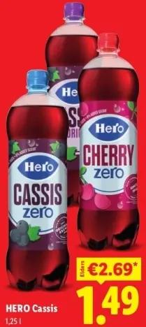 Aanbieding: Cassis zero