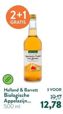 Aanbieding: Biologische Appelazijn Troebel met gember