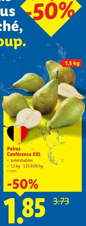 Offre: Poires Conférence XXL