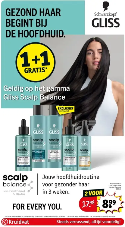Promotie: Gliss Scalp Balance