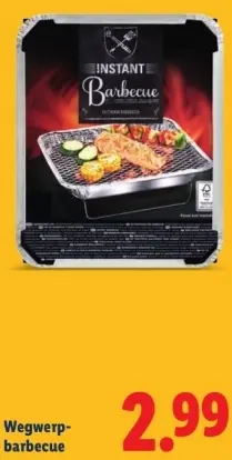 Aanbieding: Wegwerpbarbecue