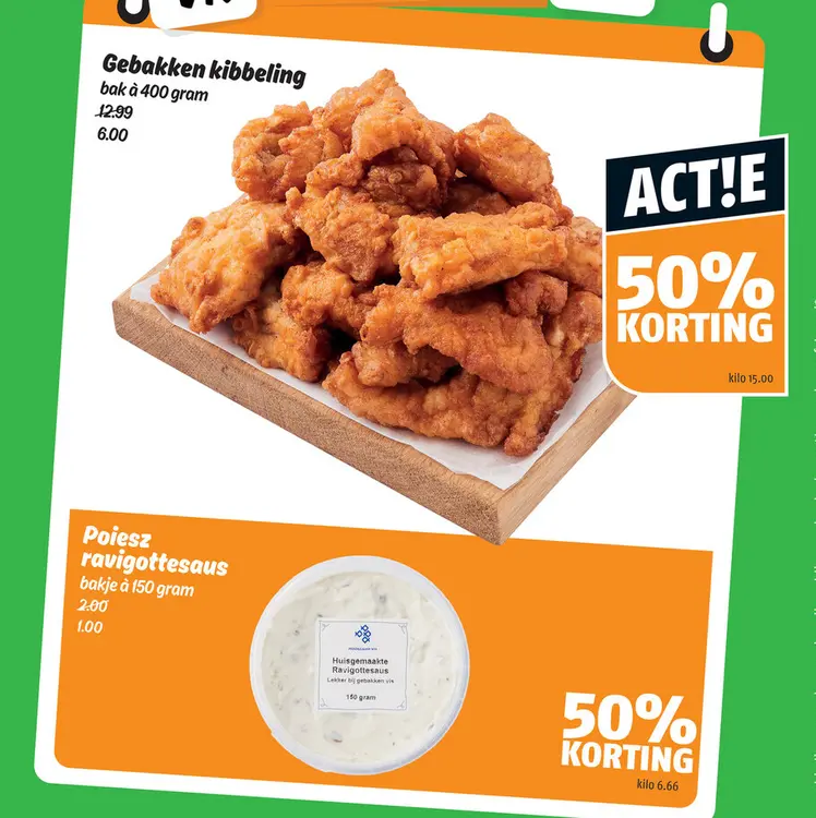Aanbieding: Gebakken kibbeling
