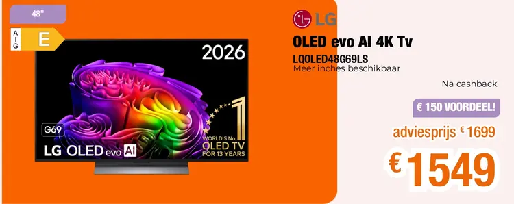 Promotie: OLED evo AI 4K Tv