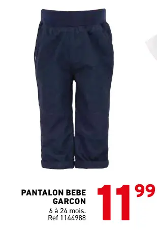 Offre: Pantalon bebe garcon
