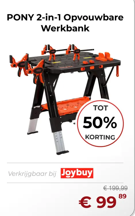 Aanbieding: 2-in-1 Opvouwbare Werkbank