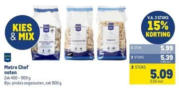 Aanbieding: Metro Chef noten