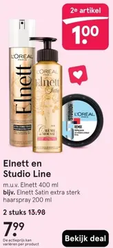 Aanbieding: Elnett en Studio Line
