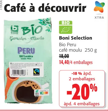 Offre: Bio Peru café moulu