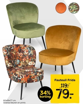 Aanbieding: Fauteuil Frida