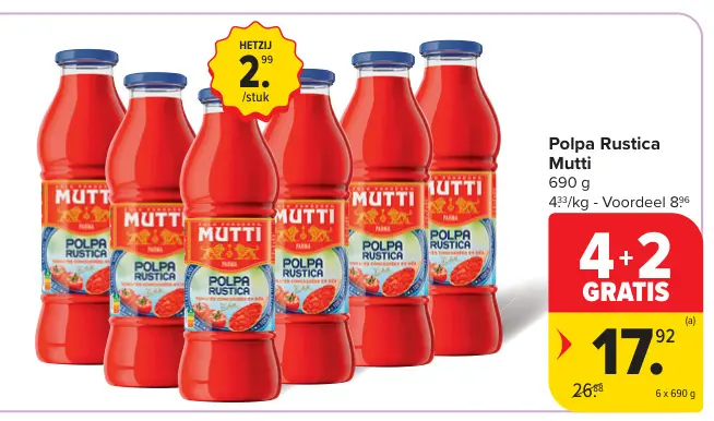 Promotie: Polpa Rustica