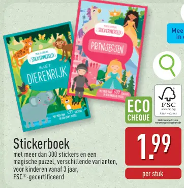 Promotie: Stickerboek