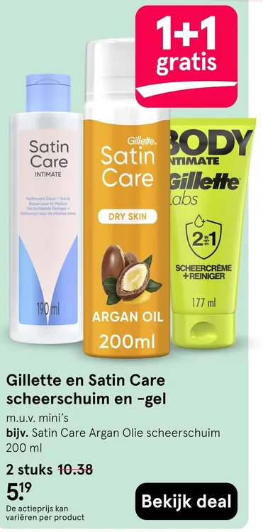 Aanbieding: Scheerschuim en -gel