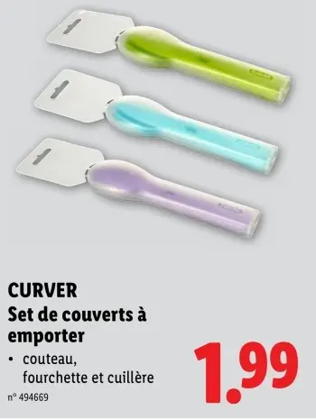 Offre: Set de couverts à emporter