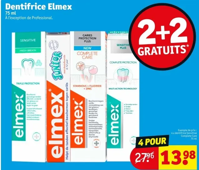 Offre: Dentifrice Elmex