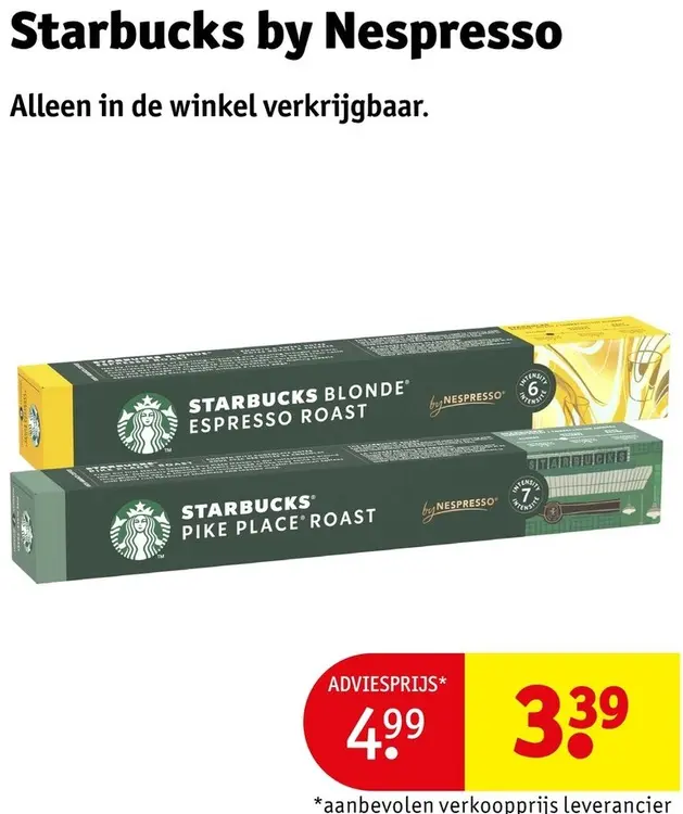 Aanbieding: By Nespresso