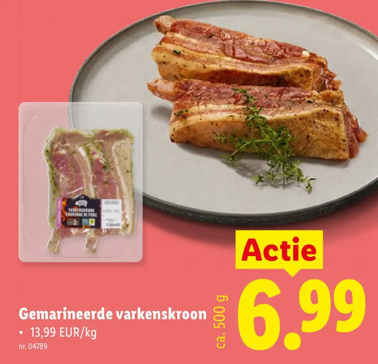 Promotie: Gemarineerde varkenskroon