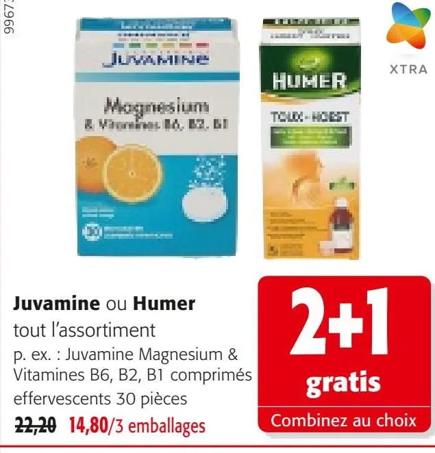 Offre: Juvamine ou Humer