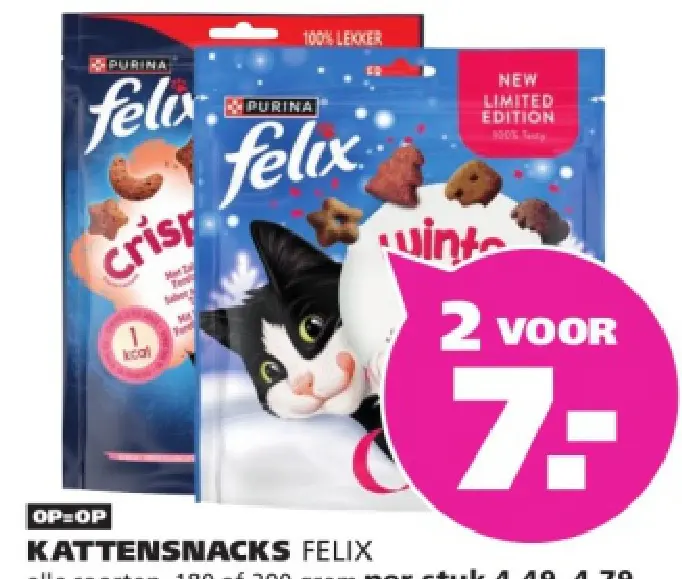 Aanbieding: Kattensnacks Felix