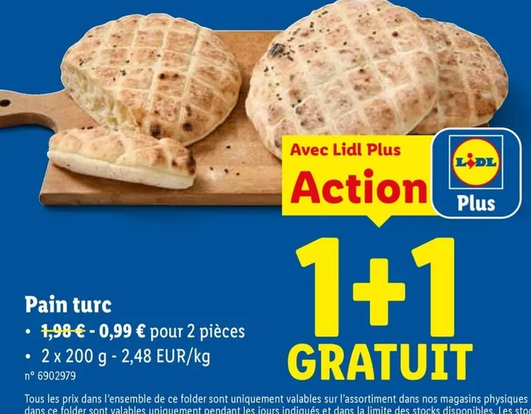 Offre: Pain turc