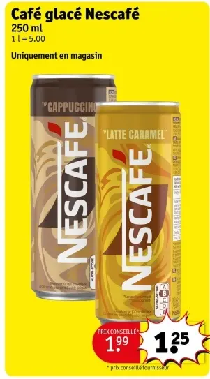 Offre: Café glacé
