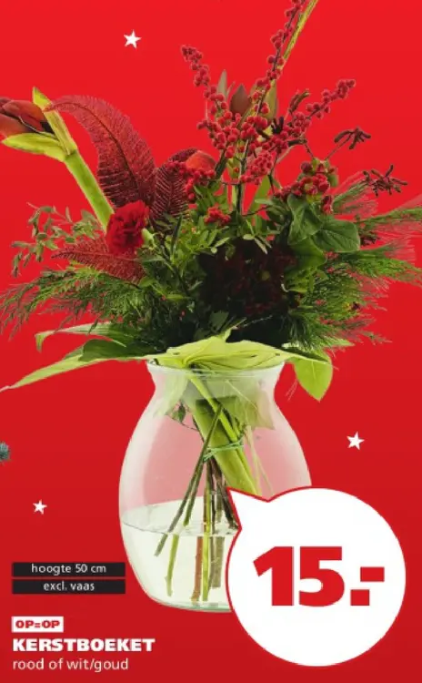 Aanbieding: Kerstboeket