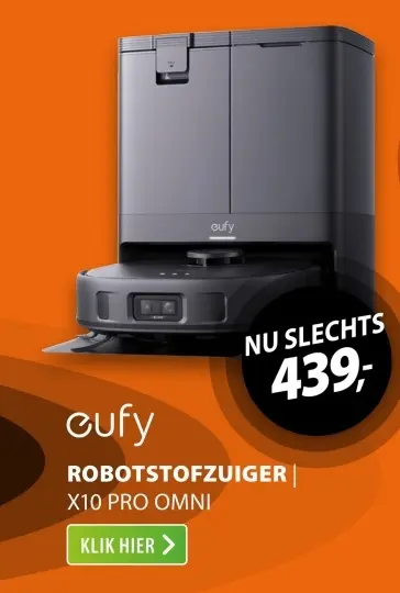 Aanbieding: Robotstofzuiger x10 pro omni