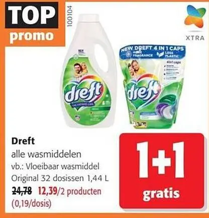 Promotie: Dreft alle wasmiddelen