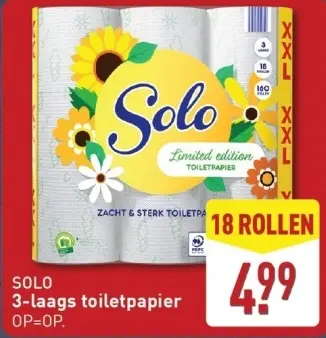 Aanbieding: SOLO toiletpapier